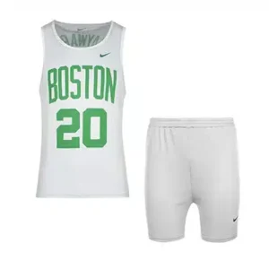 ‫‫ست رکابی و شلوارک ورزشی نایک طرح BOSTON 20 سفید