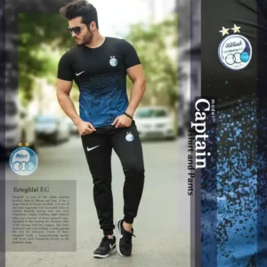 ست اسپرت استقلال تیشرت و شلوار مدل Captain