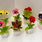 گلدان خمیری