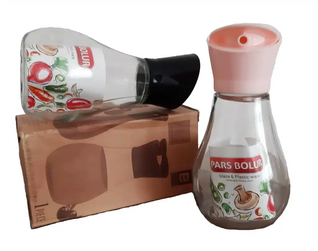 ظرف شیشه ای روغن و مایعات