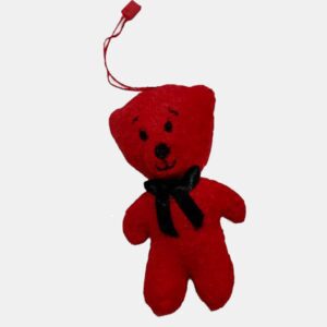 عروسک جاسوئیچی خرس قرمز ، آویز جاکلیدی