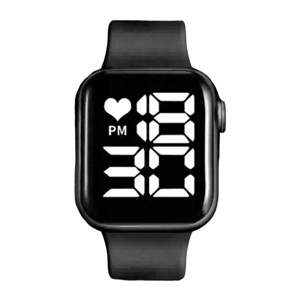 Waterproof LED watch with Apple Watch design