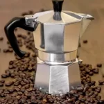 موکاپات،قهوه جوش، اسپرسو ساز دستی 2 کاپ آلومینیومی