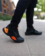 کفش نایک مردانه ساقدار مشکی نارنجی