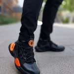 کفش نایک مردانه ساقدار مشکی نارنجی