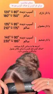 اتو مو حرفه‌ ای نیلادس کراتین استودیو پلاس KS1995