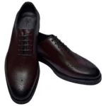 کفش چرم گاوی طبیعی اکسون مدل Rossi Onice نمای بال