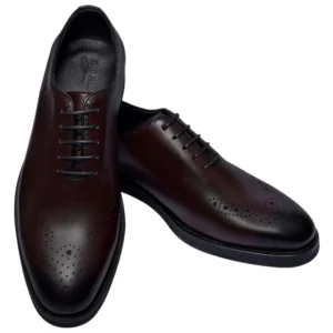 کفش چرم گاوی طبیعی اکسون مدل Rossi Onice نمای بال